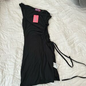 Edikted one shoulder dress